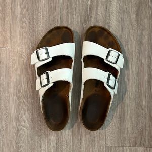 white birkenstocks
